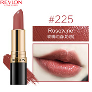 露華濃（Revlon）麗采保濕滋潤唇膏女士啞光黑管口紅女士不掉色美妝化妝品女彩妝 225#玫瑰紅酒（奶油質(zhì)地）