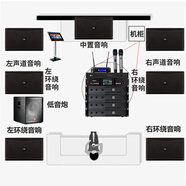 JBL【已售萬套】KM310G2家庭ktv音響套裝 5.1影K卡拉ok唱歌全套設備專業(yè)舞臺演出音箱家用K歌一體機 【全套JBL】7.1影K套裝【高檔會所標配】