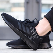 阿迪達斯 （adidas）官方男鞋 2025秋季新款運動(dòng)鞋鞋子透氣輕便休閑鞋訓練跑步鞋 F36333/黑色/主推款 43 265mm