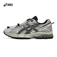 亞瑟士ASICS女子耐磨越野跑步鞋 GEL-KAHANA 8 FL 銀灰色/黑色 37.5 