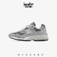 NEW BALANCENB992系列 美產(chǎn) 灰色 復古低幫休閑跑步鞋 U992GY 39.5