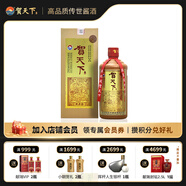 賀天下53度溯源10 醬香型白酒 500ml 純糧食大曲坤沙高粱白酒酒水自飲 53度 500mL 1瓶