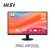 微星（MSI）24.5英寸 霧面屏 100Hz 支持HDR 萊茵護眼認證 支持俯仰調節 家用辦公電腦顯示器PRO MP252L