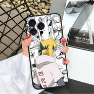 WENYAFF蘋果iPhone16手機(jī)殼16Pro動漫軟16ProMax卡通硅膠16e 15 14plus保護(hù)套13 12mini全包XR XS MAX防摔 火影忍者波風(fēng)水門四代目 液態(tài)硅膠優(yōu)雅黑邊（