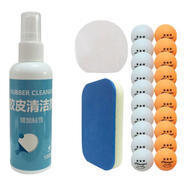乒乓球拍清潔劑膠皮清洗增粘劑護理保養套裝海綿擦兵乓球洗SN9308 買(mǎi)1送1+擦+4膜+10個(gè)白三星球