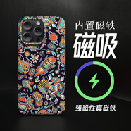 meskins適用蘋(píng)果apple手機(jī)殼防摔抗指紋保護(hù)殼親膚手感保護(hù)套來(lái)圖私人定制磨砂定制半包全包 【磁吸半包殼】2064 iPhone15Pro
