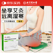 同仁堂玫瑰紅花艾草艾絨艾灸電加熱坐墊冬季久坐屁墊蒲團發(fā)熱墊