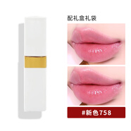 香奈兒（Chanel）Coco可可小姐白管有色滋潤唇膏口紅920送老婆女朋友節日禮物禮盒 Coco白管25年新色758【禮盒裝】 配送禮盒禮袋