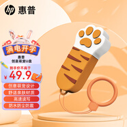 惠普（HP）惠普金屬U盤可愛貓爪情侶迷你u盤辦公學(xué)生車載手機(jī)優(yōu)盤 【64g炫酷虎爪U盤】