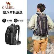 駱駝（CAMEL）登山包戶外背包旅行背包登山雙肩包徒步背包 2S04001 黑色