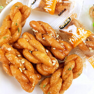 亨特【商超同款】亨特小麻花香蔥味芝麻味宿舍追劇下飯解饞香酥小零食 500g（約71-80包） 小麻花【香蔥/芝麻】混合