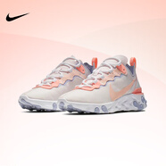 耐克Nike REACT ELEMENT 55 女子輕便跑步鞋淡粉紅 BQ2728-601 BQ2728-601 微瑕特價處理 35.5