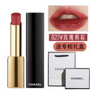香奈兒（Chanel）口紅58豆沙色絲絨57/磨砂176/112/132/116/62/贈禮盒送禮物新年禮情人520母親節(jié)禮物 細管827#玫瑰奶棕