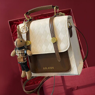 松團團 SQUIRREL.TT多功能小背包2025新款韓版復古包包女英倫學(xué)院風(fēng)雙肩包可斜挎包 禮盒裝（下單后留言客服包包顏色