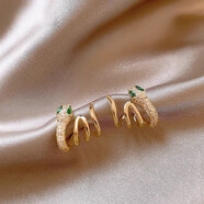 玉洛奇蛇年耳釘金色靈蛇形本命年耳環(huán)女2025年新款氣質(zhì)感過(guò)新年耳 金色靈蛇