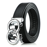 鱷魚(yú)恤新年禮物頭層牛皮女士皮帶自動(dòng)扣時(shí)尚休閑百搭腰帶女生日