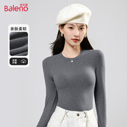 班尼路（Baleno）打底衫女2025年春秋季女裝新款圓領(lǐng)緊身長袖T恤時尚保暖內(nèi)搭上衣