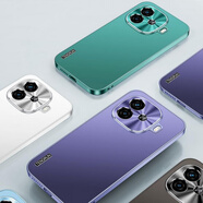 通用iqooz9turbo+手機(jī)殼新款高端鏡頭Z9X感保護(hù)套全包防摔步步高金屬VIVO磨砂硅膠散熱后TURBO外殼 【鈦灰色】流光磨砂*鏡頭全包 iQOO Z9 Turbo+