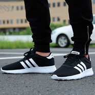 阿迪達斯 （adidas）跑步鞋男鞋2025冬季新款戶(hù)外緩震運動(dòng)鞋ASWEERUN輕便透氣休閑鞋 黑色BB9774 40