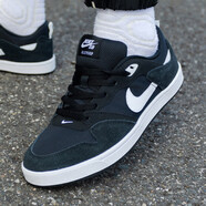 耐克（NIKE）男鞋2025秋冬季新款SB ALLEYOOP經(jīng)典運動(dòng)鞋滑板鞋低幫休閑鞋 CJ0882-001黑色白 腳寬拍大一碼 39