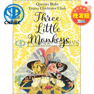 Three Little Monkeys 三只小猴子 英文原版 3-6歲 動(dòng)物子故事繪本