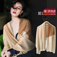 CHANEELR & KARITH圍巾女披肩保暖加厚外搭空調(diào)房圍脖女夏季輕奢生日禮物送老婆女友 時尚百搭ck風(fēng)【奢香小雅】
