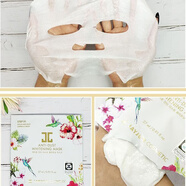 JAYJUN韓國JAYJUN水光防霧霾補水修護舒緩面膜純面膜款最新版增量大包裝 白色新生煥白5片(散片試用)