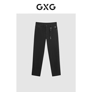 GXG男裝 新年系列黑色潮流牛仔褲 春季新品GFX10500691 黑色 S