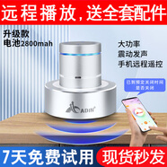 艾丁骨傳導(dǎo)藍牙音響S8BT大音量低音炮3D環(huán)繞無線便攜大功率藍牙音箱家庭影院 長續(xù)航S9遠程款銀+桿子+防摔底座 藍牙共振音響