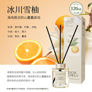 名創(chuàng)優(yōu)品（MINISO）環(huán)游花語2.0系列無火香薰冰川雪柚120mL室內臥室香氛節(jié)日禮物