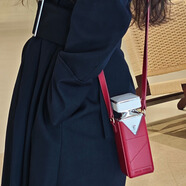 思寶香水瓶保溫杯PANDA高端高顏值便攜精致女神送女朋友禮物水杯方杯 月光白【銀】195ml【紅皮套】