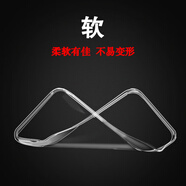 努比亞（nubia）適配NX575J硅膠軟套全透明背面殼水晶殼手機(jī)殼后蓋殼保護(hù)套可 透明軟套送鋼化膜 努比亞其他型號