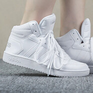 阿迪達(dá)斯 （adidas）板鞋女鞋秋季新款NEO運(yùn)動(dòng)鞋健身潮流百搭小白鞋高幫休閑鞋 B42099 36.5 (225mm)