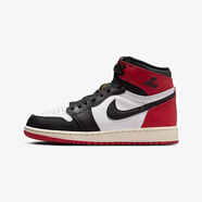 耐克（NIKE）AIR Jordan 1 GS AJ1喬1高幫籃球鞋 白色/校園紅/帆白/黑FD1437-106 38.5