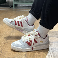阿迪達斯 （adidas）originals Forum三葉草蛇年男女情侶新款魔術(shù)貼運動(dòng)鞋休閑鞋板鞋 JP9969白紅 38.5