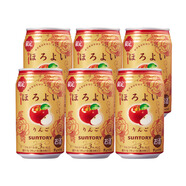 和樂怡三得利雞尾酒日本進(jìn)口果酒和樂怡雞尾酒新口味奇異果蘋果聚會(huì)組合 蘋果味6罐（限定款）