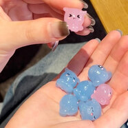 博納思微縮迷你蛋仔派對艾比水捏捏解壓玩具神奇夜光水捏捏可愛(ài)創(chuàng  )意擺件 艾比水捏捏 10個(gè)裝 藍色*5+粉色*