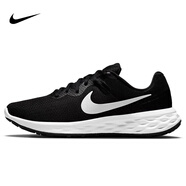 耐克NIKE跑步鞋男緩震透氣REVOLUTION 6運動鞋DC3728-003黑白40