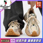西域駱駝老爹鞋男2025春季厚底增高運(yùn)動休閑波鞋男鞋子 米綠【升級款】今年流行男款高級 39