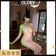 油閃閃絲襪吊帶后媽包臀ol裙小眾連身裙子絲滑油亮連體緊身裙床上 長袖+長裙+高領(lǐng) 咖啡【油光無縫裙*系列】