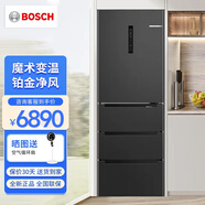 博世（BOSCH）406L多門四開門風(fēng)冷無霜M6冰箱薄嵌入式家用電冰箱 KMF40A97TI 一級能效 智能互聯(lián)