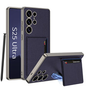 GKK適用于三星S25ultra新款手機殼潮牌s25+卡包支架皮套 鈦暮紫 SM-S25Ultra【單殼】