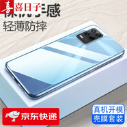 喜日子 適用于Realme真我Q3\/Q3i\/Q3S\x0a手機(jī)殼真我Q3Pro 狂歡版保護(hù)套透明 真我Q3透明殼+鋼化膜