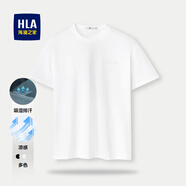 海瀾之家（HLA）短袖t恤男夏季新款圓領(lǐng)柔軟冰爽棉涼感短T男百搭短袖上衣男衣服 米白C0(吸濕排汗/涼感) 4XL 190/108A