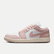 耐克NIKE籃球鞋女喬丹AJ1 JORDAN 1 低幫運(yùn)動(dòng)鞋 DC0774-162白粉36.5