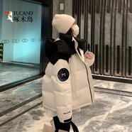 啄木鳥短款羽絨棉服女棉衣2025冬季新款韓版寬松加厚保暖面包服情侶外套 氣質(zhì)白色 M 【建議105-120斤】