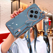 迅炫紅米14R手機殼小米redmi14C腕帶5g保護硅膠套2411DRN47C斜挎掛繩全包防摔軟殼r5g薄c5g女潮創(chuàng  )意新 【奶奶灰】帶腕帶支架送全屏鋼膜+斜挎掛繩 紅米:14C