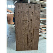 Pu海腐木真木紋板室內外背景墻裝飾板輕質(zhì)文化石碳化木老船木板 海腐木仿大板古褐 1200*600(滿(mǎn)10片包郵)