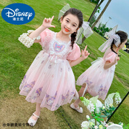 迪士尼寶寶女寶寶連衣裙夏裝庫洛米公主裙2025夏季新款洋氣小女孩洛麗塔紗裙 粉色 130 建議120-130cm7-8歲cm