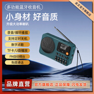 金正C18收音機老人禮物家用老年人音樂播放器插卡小型音響藍牙音箱便攜式戶外大功率國學隨身聽故事機 孔雀藍【升級大功率喇叭】 官方標配